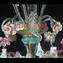 Venetian Chandelier Ninfa Violet - Murano Glass