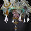 Venetian Chandelier Ninfa Violet - Murano Glass