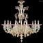 Venetian Chandelier Ninfa Violet - Murano Glass