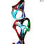 Infinito multicolor - Abstracto - Escultura en cristal de Murano