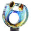 Love Dance Hug - copo de calcedônia - Original Murano Glass Omg