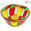 Puzzle Bowl - Multicolor - Original Murano Glas OMG