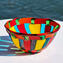 Ciotola Puzzle - Multicolor - Vetro di Murano Originale OMG