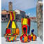 Ciotola Puzzle - Multicolor - Vetro di Murano Originale OMG