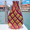 Roter Twister - Filigrane Vase - Original Muranoglas OMG