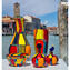 Vaso Puzzle Conic - Multicolor - Vidro Murano Original OMG