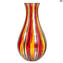 エレガントなアンプル花瓶 - カンヌ - オリジナル ムラーノ ガラス OMG