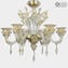 Venetian Chandelier Bucolico - Floral - Murano Glass