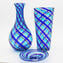 Vase Ampoule Blue Cannes- Original Glass Murano OMG