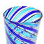مزهرية زرقاء كان - زجاج مورانو الأصلي OMG