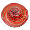 Assiette Cannes Rouge - Verre Original Murano OMG