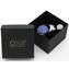 Bouchon de Bouteille Millefiori Bleu - Verre de Murano Original OMG® + Coffret Cadeau