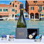 Tapón de botella Millefiori Blue - Cristal de Murano original OMG® + Caja de regalo