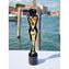 Lovers Sculpture Black - Klimt Decoration - Original Murano Glass