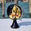 Head Lovers Skulptur - Klimt Dekoration - Original Muranoglas