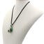 Collier pendentif goutte - Vert - Verre de Murano original