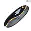 Assiette - noir Poches vides - Verre de Murano Original OMG