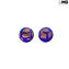Orecchini goccia Blu - Vetro di Murano Originale OMG