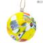 Set of 9 pieces Christmas Balls Fantasy Original Murano Glass Xmas