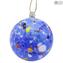 Conjunto de 9 peças Christmas Balls Fantasy Original Murano Glass Xmas