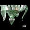 Venetian Chandelier Mazzini Green - Lance - Original Murano Glass