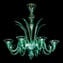 Venetian Chandelier Mazzini Green - Lance - Original Murano Glass