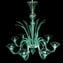 Venetian Chandelier Mazzini Green - Lance - Original Murano Glass