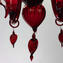 Venezianischer Kronleuchter Corvo - Rot - Muranoglas