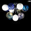 Celing lamp - Atmosphera - White Multicolors - Original Murano Glass OMG