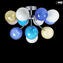 Celing lamp - Atmosphera - White Multicolors - Original Murano Glass OMG