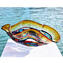 Sombrero amber - Cuenco de centro de mesa de vidrio veneciano