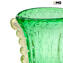 فازة فولكانو أخضر - ذهبي - زجاج مورانو الأصلي OMG