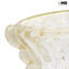مزهرية فولكانو كريستال - ذهبي - زجاج مورانو الأصلي OMG