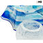 Sbruffi- Piantana in vetro di Murano blu oltremare - diversi colori disponibili