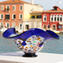 Drop Plate Murrine - Azul - Cristal de Murano original OMG