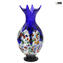 Gabbiano Blue - Vase - Muranoglas Millefiori