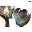Corações do amor - vidro de calcedônia - Vidro original de Murano Omg