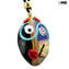 Pendentif collection Collier Artistes Maîtres Picasso - Verre de Murano Orignal OMG