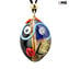 吊墜系列項鍊藝術家大師畢加索 - 原始穆拉諾玻璃 OMG