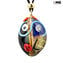 Pendentif collection Collier Artistes Maîtres Picasso - Verre de Murano Orignal OMG