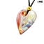 Pendentif collection Collier Artistes Maîtres - Renoir - Verre de Murano Orignal OMG