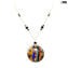 Anhänger Kollektion Halskette Artists Masters - Klimt - Orignal Murano Glass OMG