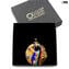 Colección Colgante Collar Artistas Maestros - Klimt- Cristal de Murano Orignal OMG