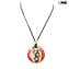 Pendant collection Necklace Artists Masters - Botticelli - Orignal Murano Glass OMG 