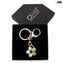 Keychain - gold leaf - Original Murano Glass OMG