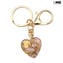 Keychain - gold leaf - Original Murano Glass OMG