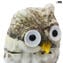 Owl Fantasy - porte-bonheur - Original en verre de Murano OMG