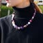 Collier Noemi Violet - avec avventurina - Original Murano Glass OMG