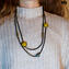 Collier Elena - Jaune - Verre de Murano Original OMG