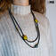 Necklace Elena - Yellow - Original Murano Glass OMG